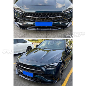 สำหรับ Mercedes Benz C-Class W206 C200L C260L ปี 2022-2024 ชุดแต่งกันชนหน้า ลิปสปลิตเตอร์ ดิฟฟิวเซอร์ ชุดแต่งตัวถังรถยนต์  แผ่นกันกระแทก - Product Image 4