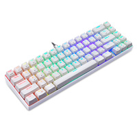 Motospeed CK67 clavier de jeu mécanique 67 touches rvb rétro-éclairé filaire ordinateur bureau rouge bleu interrupteur ABS Keycap pour Mac Windows