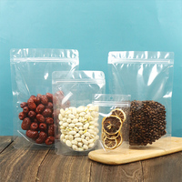Sachet Doypack Transparent Personnalisé Imprimé sur Trois Côtés, Résistant à la Chaleur, avec Fermeture Ziplock, pour Aliments pour Animaux et Chewing-gum
