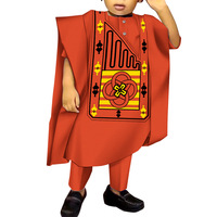 Nouvelle Collection 2025 : Tenue Africaine Enfant Dashiki Agbada 3 Pièces Brodé – Chemise Manches Longues & Pantalon pour Fête