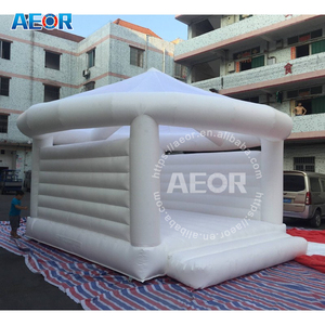 Gran boda Fiesta blanco barato saltando rebote blanco <span class=keywords><strong>castillo</strong></span> inflable para la boda - Product Image 2