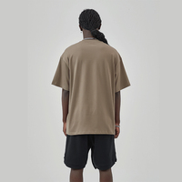T-shirts de fabricant 275 GSM, T-shirts à épaules tombantes, T-shirts vierges oversize 100% coton, T-shirts personnalisés streetwear avec logo pour hommes