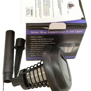Lámpara Solar Antimosquitos de 13.5 cm de Diámetro y 42 cm de Altura, Impermeable, de Plástico Ecológico, para Jardín y Camping - Product Image 4