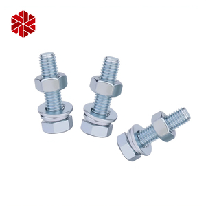 Fastener nhà sản xuất thép carbon <span class=keywords><strong>Hex</strong></span> <span class=keywords><strong>Bolt</strong></span> đầy đủ chủ đề hình lục giác đầu vít <span class=keywords><strong>Bolt</strong></span> din933 <span class=keywords><strong>Bolt</strong></span> và NUT Set - Product Image 1