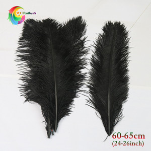 Tiges épaisses en vrac mariage fleur stands blanc artisanat <span class=keywords><strong>60</strong></span>-65 <span class=keywords><strong>cm</strong></span> grande couleur plume <span class=keywords><strong>d</strong></span>'<span class=keywords><strong>autruche</strong></span> pour mur Art mariage carnaval <span class=keywords><strong>d</strong></span>écor - Product Image 3