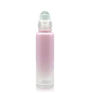 Gran oferta, botella de rodillo de aceite esencial de 10ml, botella de Rollon de aceite de vidrio Rosa degradado de 5ml para embalaje cosmético - Product Image 1