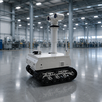 Plateforme robotique RC, Châssis de véhicule tout-terrain à chenilles UGV, Charge utile 100 kg, Plateforme de châssis à chenilles 48V1000W