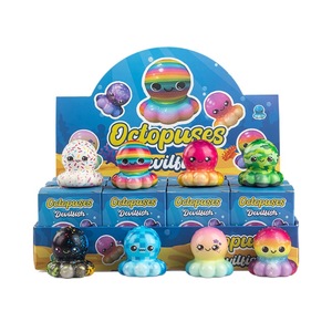 Boîtes mystères transfrontalières de figurines de poulpe compressibles, jouets pour enfants, thème animaux, figurines de jeu tendance - Product Image 5