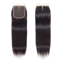 Extensions de cheveux humains indiens bruts à prix abordable, avec closure frontale en dentelle transparente Full HD 13x4, 13x6, 360, et closure en dentelle HD 4x4, 5x5, 2x6