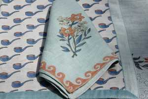 Servilletas de comedor, servilletas de mesa de lino puro para cena, tamaño impreso múltiple, 50*50 cm, producto a granel hecho a mano - Product Image 4