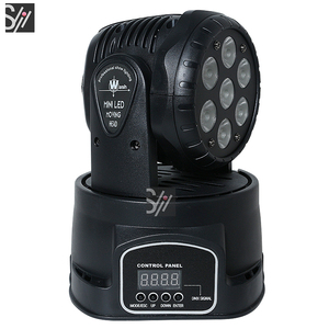 7x10W LED lavage RGBW tête mobile éclairage professionnel pour scène d'effet pour Disco DJ musique fête Club danse - Product Image 2