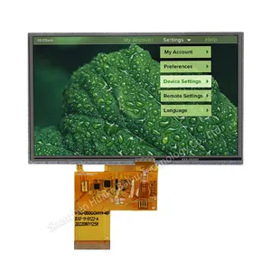 High Quality 5.0 Inch 800*480 Tft Lcd 40 Pin Rgb Interface Display 5" Lcd Touch Screen Module 5 Inch RTP Resistive Touch Display