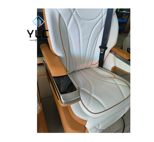 Asientos de Lujo para Automóvil con Mesa Plegable Pequeña, Asientos de Capitán Eléctricos para Camioneta, MPV, Todoterreno, RV, Autocaravana, <span class=keywords><strong>Toyota</strong></span> <span class=keywords><strong>Hiace</strong></span> - Product Image 6