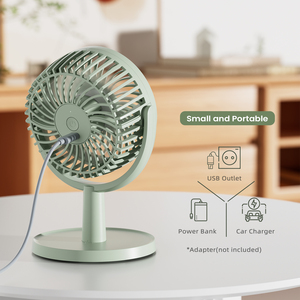 4Inch Indoor Quiet Low Noise <strong>Desk</strong> Pedestal <strong>Fan</strong> for Home Office Bedroom <strong>Usb</strong> Electrical Air Cooling Small Portable Mini Table <strong>Fans</strong> - Product Image 6