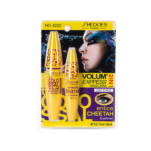 Set de Rímel y Delineador de Ojos de Buena Calidad, Rizador de <span class=keywords><strong>Pestañas</strong></span>, Secado Rápido, Resistente al Agua - Product Image 1
