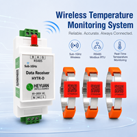 Sensor de Temperatura Inalámbrico Sin Batería de 433MHz para Equipos Eléctricos, Conexiones de Cables y Barras Colectoras HYJT-W