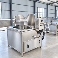 Friteuse industrielle à agitation automatique, cuve ronde, pour frites, anneaux d'oignon, poulet frit et snacks