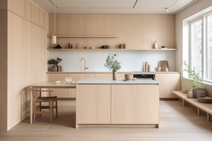 Phong cách hiện đại tủ bếp cho các dự án căn hộ đầy đủ melamine thiết kế tối giản <span class=keywords><strong>MDF</strong></span> carcase khung cửa Bảng điều chỉnh Tủ Set - Product Image 6