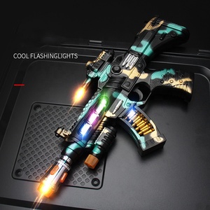 Nouveauté Pistolet Mitrailleur Électrique Son et Lumière Automatique, <span class=keywords><strong>Jouet</strong></span> Pistolet pour Enfants Tir Populaire - Product Image 4