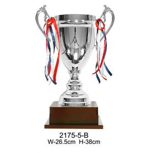 Hot Selling AX Brand Custom Gold Foil Metal Award <b>Trophy</b> Wholesale Silver Plated Portable Engraved Sports Winners Soccer <b>Trophy</b> - Product Image 6