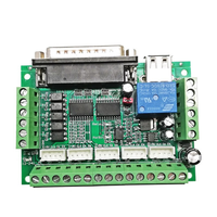 Carte de connexion CNC 5 axes OKYN3007-1 avec interface MACH3, 17 ports, entrée large plage de tension 12-24V pour pilote de moteur pas à pas