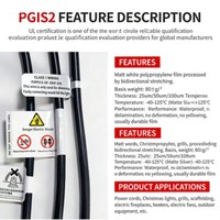 Etiquetas Adhesivas Personalizadas de PVC para Cables de Red, Gestión de Cables de Datos, Ecológicas, Duraderas, Clasificación de Líneas de Alimentación