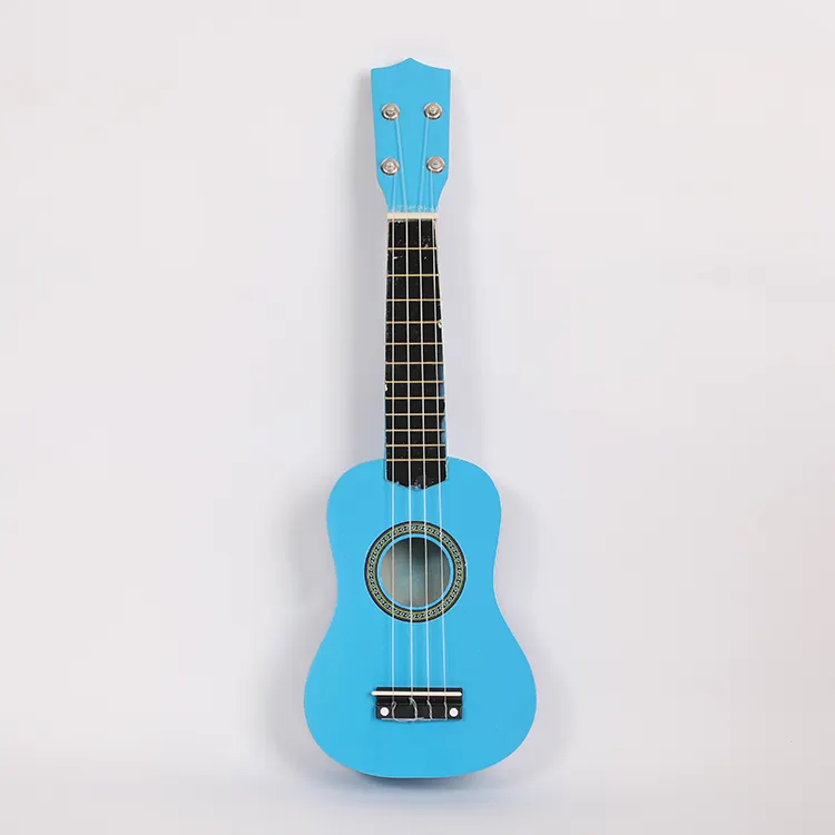 Factory Prijs Blue Kids Gebruik Elektrische Ukulele Voor Ukulele Concert