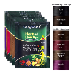 Tinte de cabello negro en sobre - Product Image 1