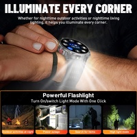 Montre connectée BWHT45 (2 bracelets) pour hommes, boussole, lampe de poche, répondre aux appels, faire des appels, montre connectée sportive, étanche, compatible Android et iOS