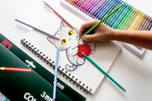 Nouveaux ensembles <span class=keywords><strong>de</strong></span> <span class=keywords><strong>crayons</strong></span> <span class=keywords><strong>de</strong></span> couleur <span class=keywords><strong>pastel</strong></span> en plastique <span class=keywords><strong>de</strong></span> 28/40/78 <span class=keywords><strong>couleurs</strong></span> pour étudiants avec crayon HB pour dessin et écriture, <span class=keywords><strong>crayons</strong></span> <span class=keywords><strong>de</strong></span> couleur effaçables - Product Image 2