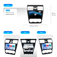 Android 13 Autoradio 9 pouces Système stéréo multimédia Ecran de navigation Unité principale pour Subaru Forester 4 WRX Levorg 2016-2018 Player