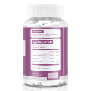 Cápsulas Premium Clear Glow com Vitamina C, Niacinamida e Zinco para Pele Radiante e Aumento do Bem-Estar - Product Image 3