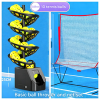Trykid - Réseau de rebond portable en acier pour entraînement de tennis - Lanceur de balles automatique - Équipement d'entraînement pour la pratique en solo