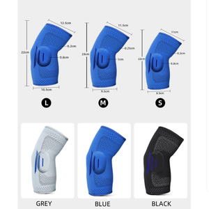 Manches de coude élastiques souples de haute qualité équipement de soutien chaud pour le basket-ball course à pied ski - Product Image 5