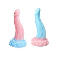 Dildo de Silicona Suave con Ventosa y Tentáculos de Pulpo, Tapón Anal para Mujeres, Talla L, Marca Sexbay, 100% Impermeable