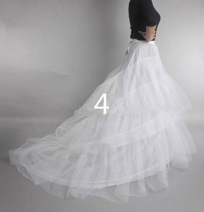 <span class=keywords><strong>Robe</strong></span> de mariée en mousseline blanche, sous-jupe, Tulle, longue sirène, <span class=keywords><strong>jupon</strong></span> <span class=keywords><strong>pour</strong></span> adulte HPC-2119 - Product Image 4