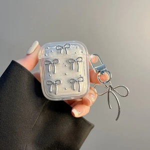 Glue Glitter Bow Chain Adecuado para airpods4/3 Funda protectora para auriculares 2PRO <span class=keywords><strong>Segunda</strong></span> y tercera generación Nuevas mujeres - Product Image 5