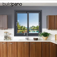 Ventanas y Puertas de Aleación de Aluminio para Exteriores de Viviendas, Ventanas Corredizas de Aluminio Insonorizadas con Doble Acristalamiento y Rotura Térmica