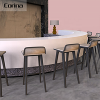Comptoir de bar en acrylique incurvé de forme semi-circulaire pour discothèque, pub, café, magasin de jus