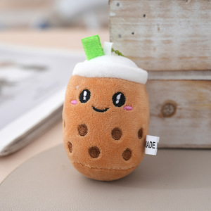 8cm MINI Boba kabarcık çay anahtarlık peluş oyuncaklar karikatür Peluches süt çay bardağı anahtarlık kolye sevimli Plushie doldurma gıda anahtarlık - Product Image 4