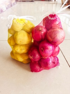 Sacs en filet pour légumes, sacs en filet pour oignons, fabrication sur mesure, vente en gros - Product Image 4