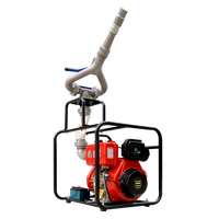 Pompe à eau mobile portable RAIZE G POWER RZJBD6.0-1.0, auto-amorçante par aspiration, pression nominale 0,6 MPa, portée 35-40 m, moteur diesel