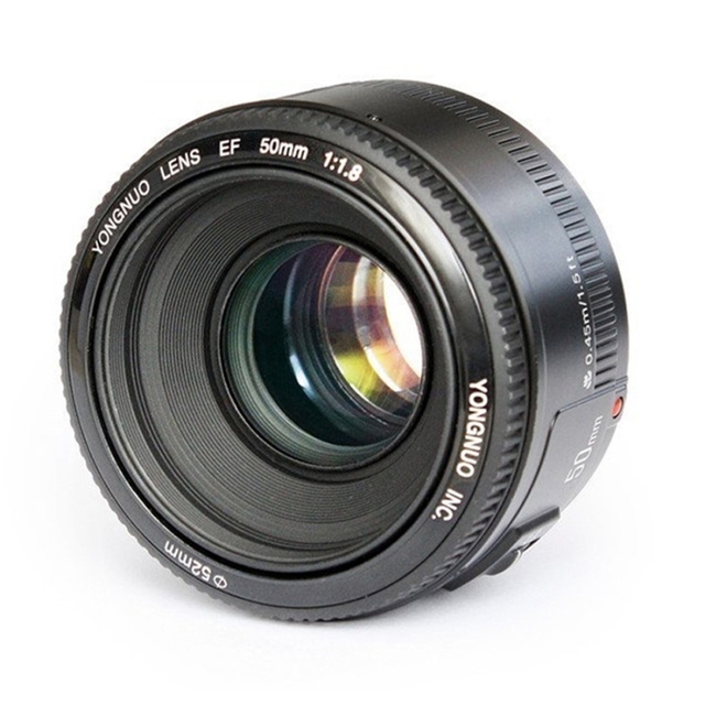 YONGNUO YN50MM F1.8C Large Aperture AF Auto Focus Camera Lens for Canon EF Mount Camera DSLR