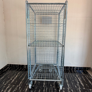 Cages logistiques industrielles en treillis métallique pour entrepôt, supermarché, chariot de transport, conteneur à rouleaux de roulement - Product Image 2
