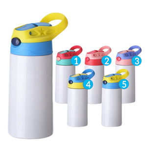 Termo Infantil de Acero Inoxidable 304 de 12oz, Aislado, Libre de BPA, Portátil, con Diseño de Escuela, con Pajita y Aislamiento al Vacío, Mantiene la Temperatura de 6 a 12 Horas - Product Image 4