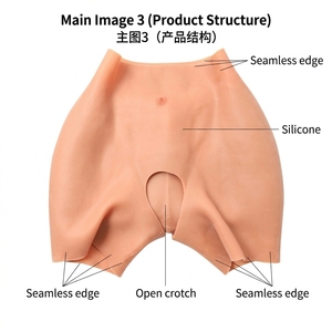 Ropa interior femenina realista de silicona para adelgazar abdomen y glúteos, faja moldeadora sin costuras, corsé falso para realzar glúteos, control de glúteos grandes - Product Image 5