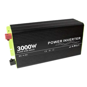 3000W Peak 6000W Remote DC To AC Power Pure Sine Wave Inverter Converter