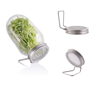 Kit <span class=keywords><strong>de</strong></span> Germinación <span class=keywords><strong>de</strong></span> Semillas al por Mayor, <span class=keywords><strong>Frasco</strong></span> <span class=keywords><strong>de</strong></span> <span class=keywords><strong>Vidrio</strong></span> <span class=keywords><strong>de</strong></span> Grado Alimenticio <span class=keywords><strong>de</strong></span> 50 oz Libre <span class=keywords><strong>de</strong></span> BPA con Tapa <span class=keywords><strong>de</strong></span> Acero Inoxidable - Product Image 1