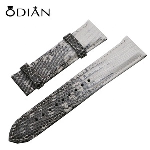สายนาฬิกาลายจระเข้สำหรับ <span class=keywords><strong>Apple</strong></span> <span class=keywords><strong>Watch</strong></span>,สายนาฬิกาหนังแท้สำหรับสายนาฬิกา1 2 3ใหม่ล่าสุดขนาด40-44มม. - Product Image 4