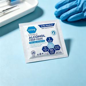 Toallitas Desinfectantes de <span class=keywords><strong>Alcohol</strong></span> Estériles de Alta Calidad, Grado Médico, 70% <span class=keywords><strong>Alcohol</strong></span> Isopropílico, 2 Capas, Empaquetadas Individualmente - Product Image 1